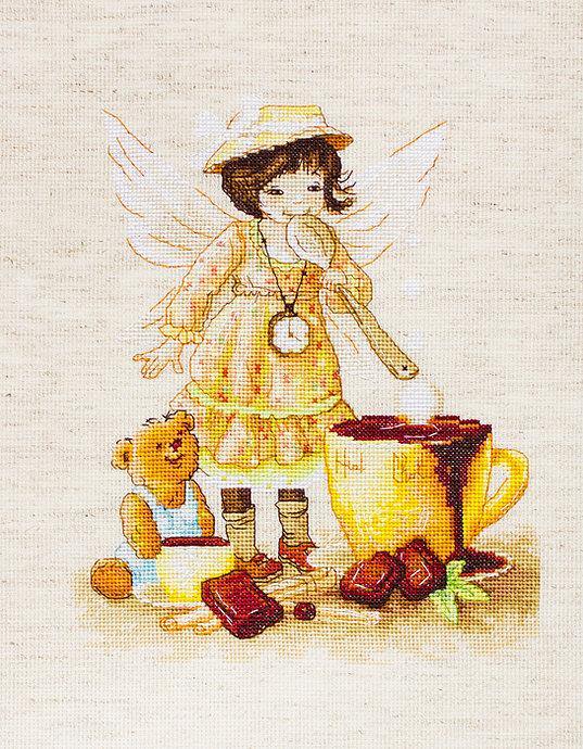 Chocolate Fairy B1131L Counted Cross-Stitch Kit-0