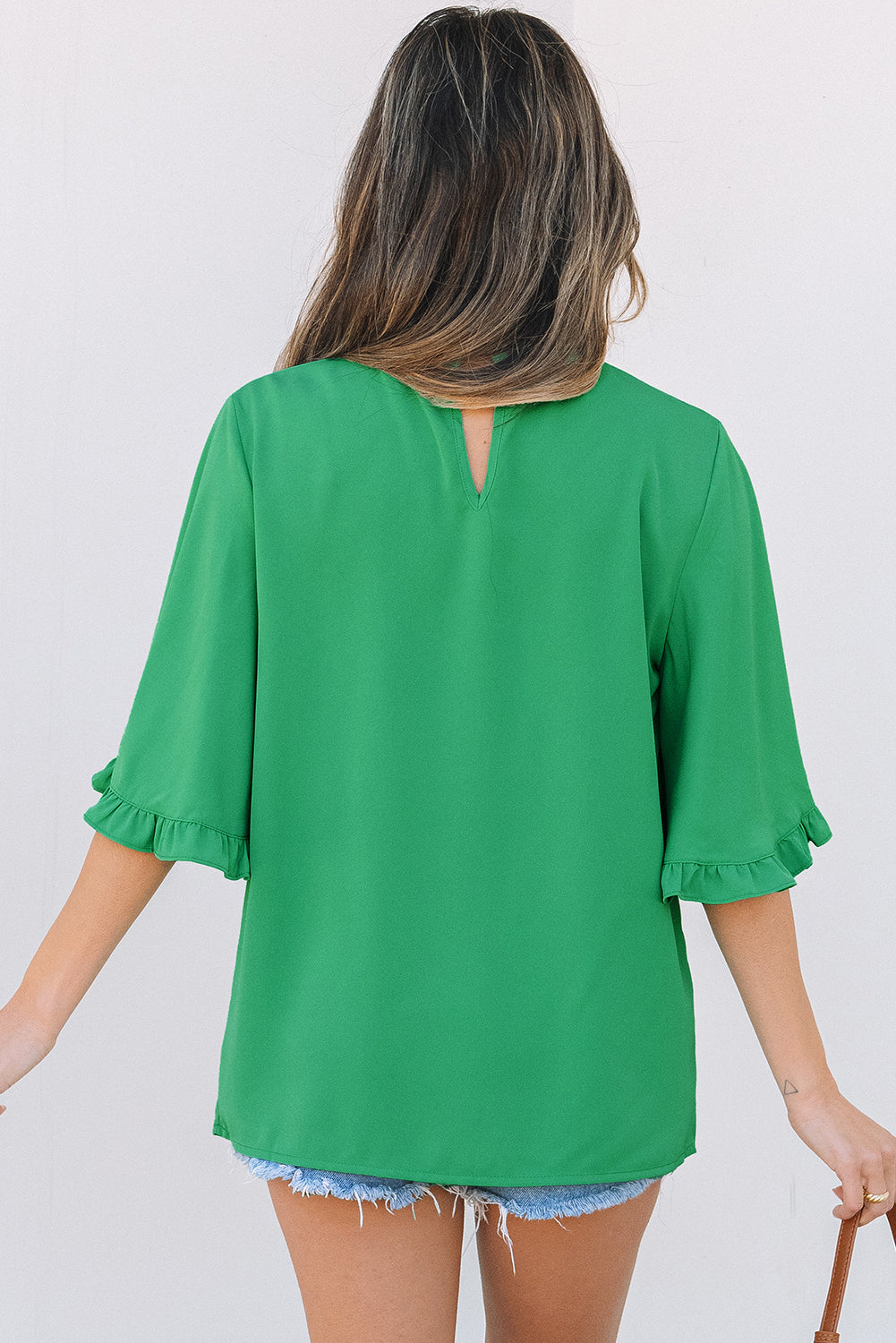 Holland Frilly Half Sleeve Blouse-0