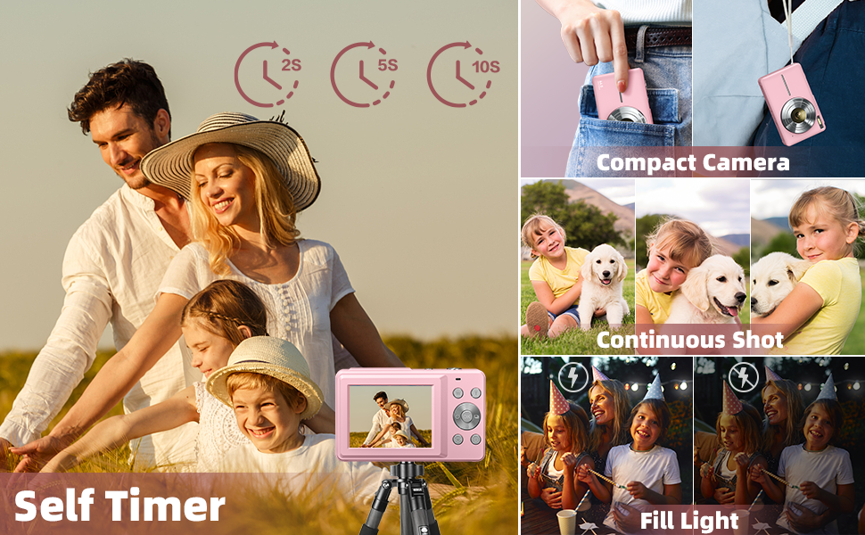 RetroSnap 44 Digital Camera for Kids and Adults