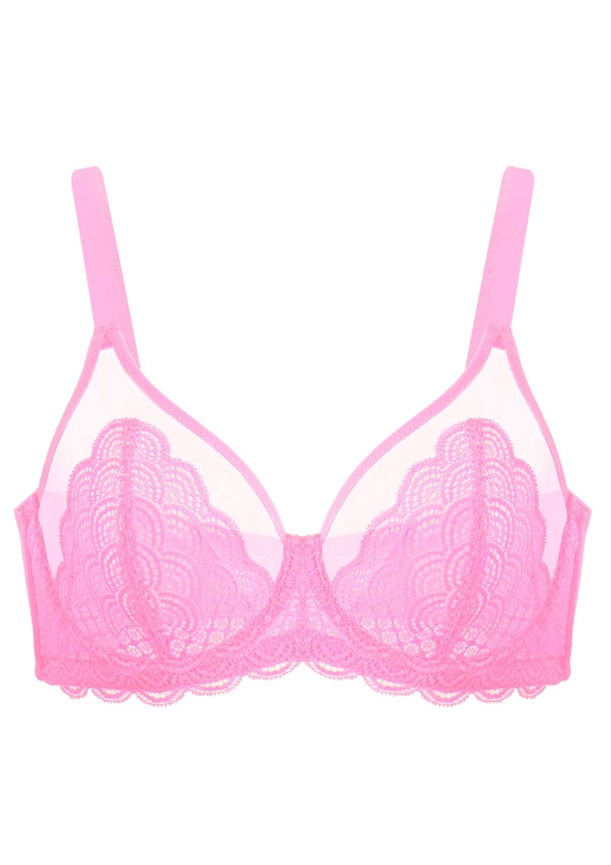 Mermaid Scales Lace Unlined Bra