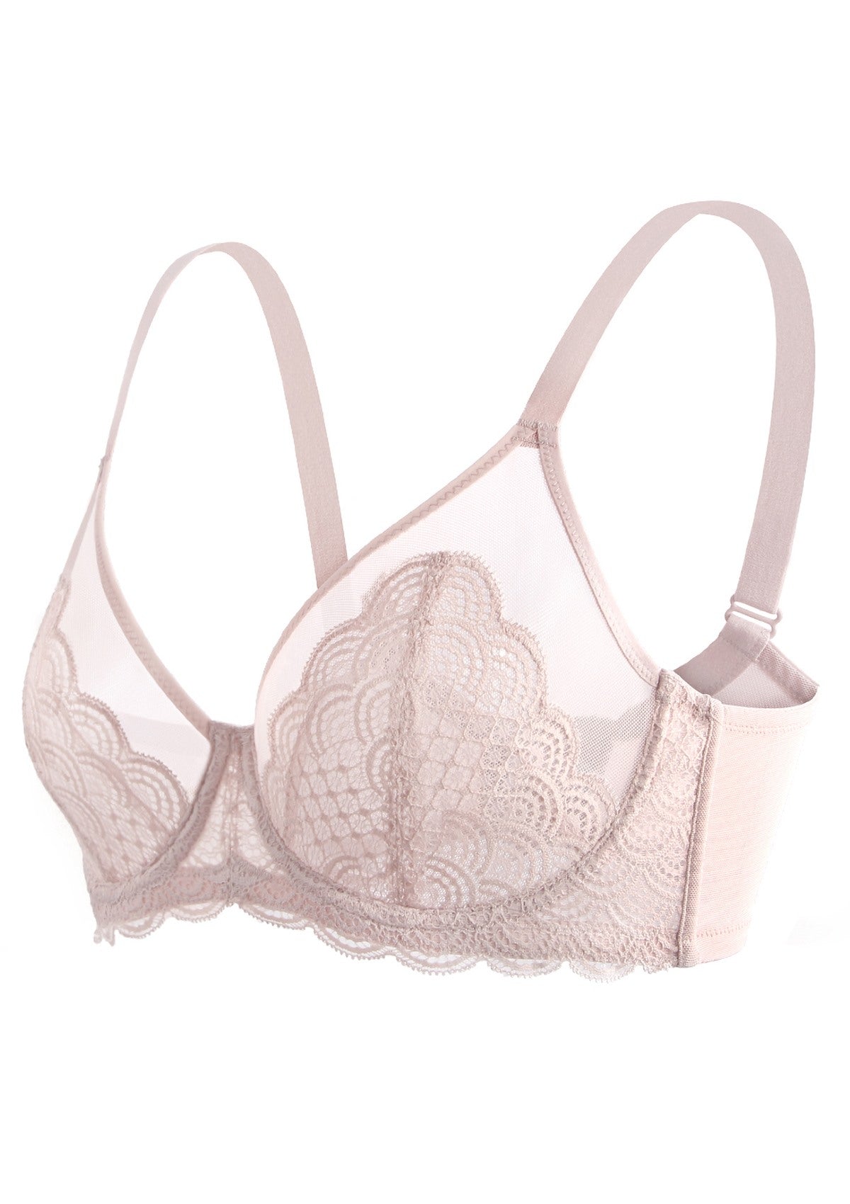 Mermaid Scales Lace Unlined Bra