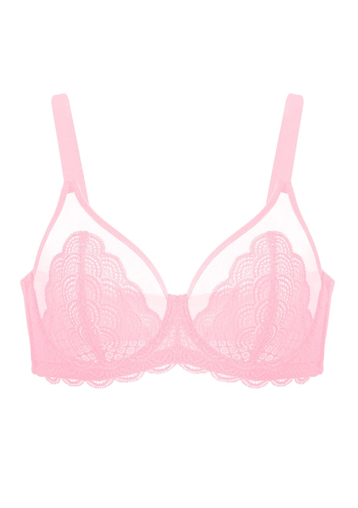Mermaid Scales Lace Unlined Bra