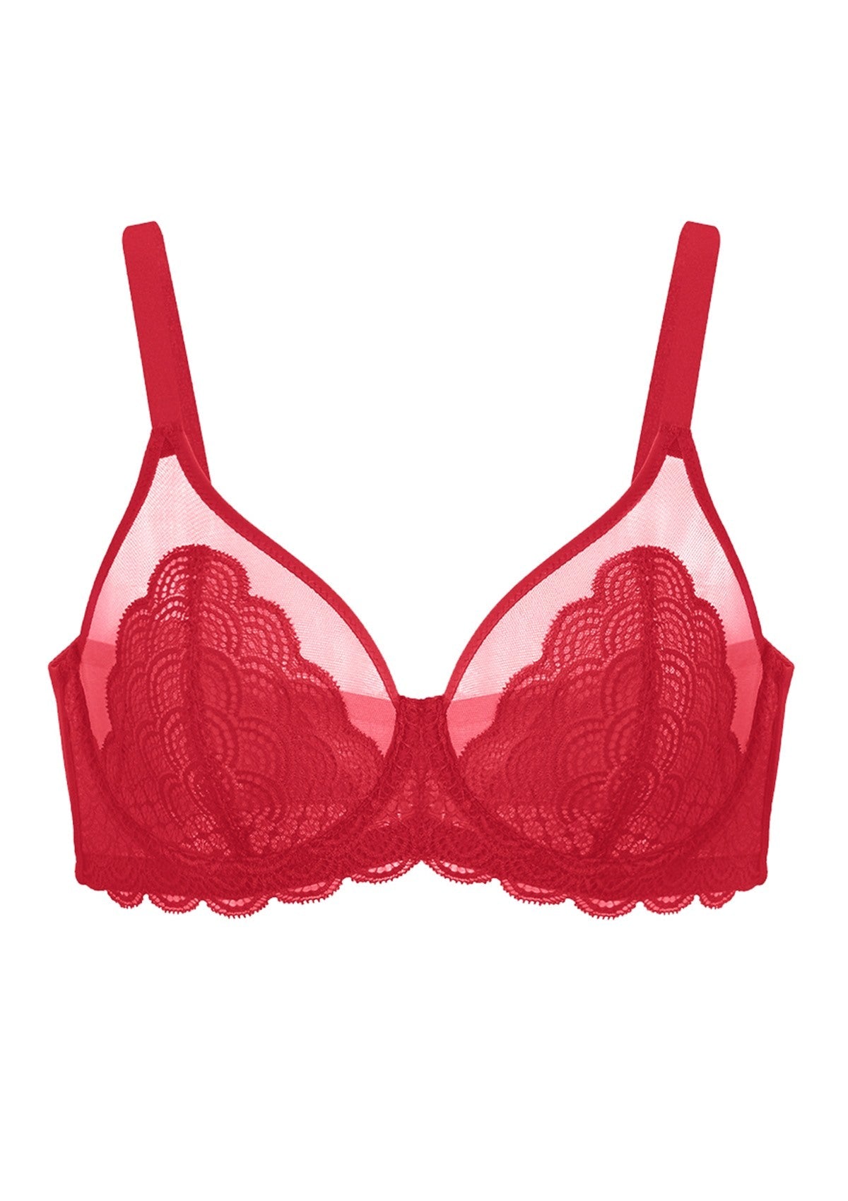 Mermaid Scales Lace Unlined Bra