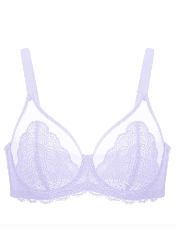 Mermaid Scales Lace Unlined Bra
