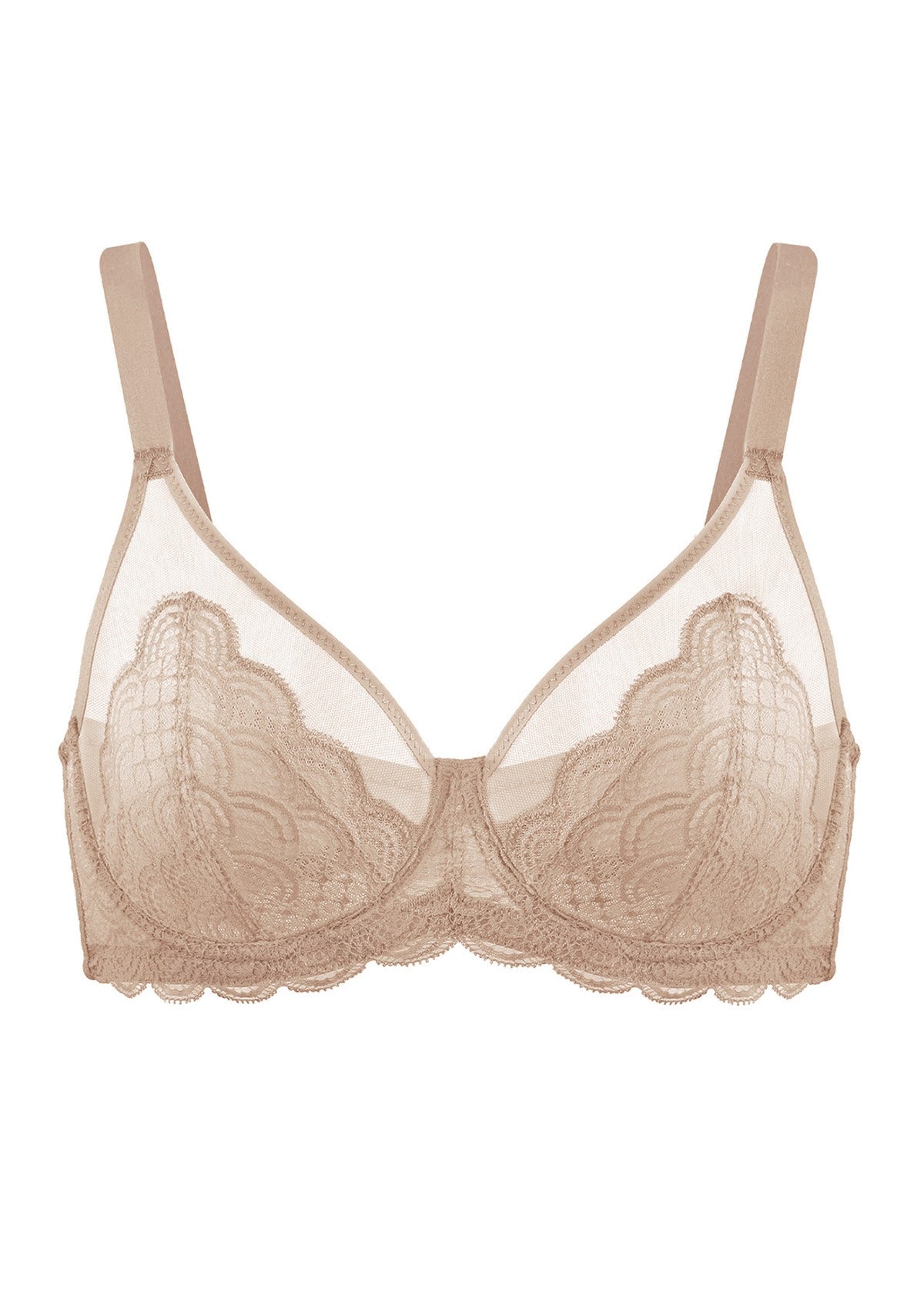 Mermaid Scales Lace Unlined Bra
