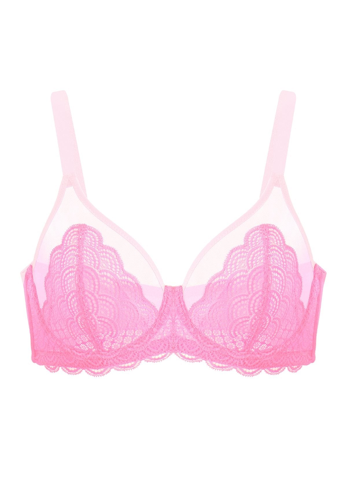 Mermaid Scales Lace Unlined Bra
