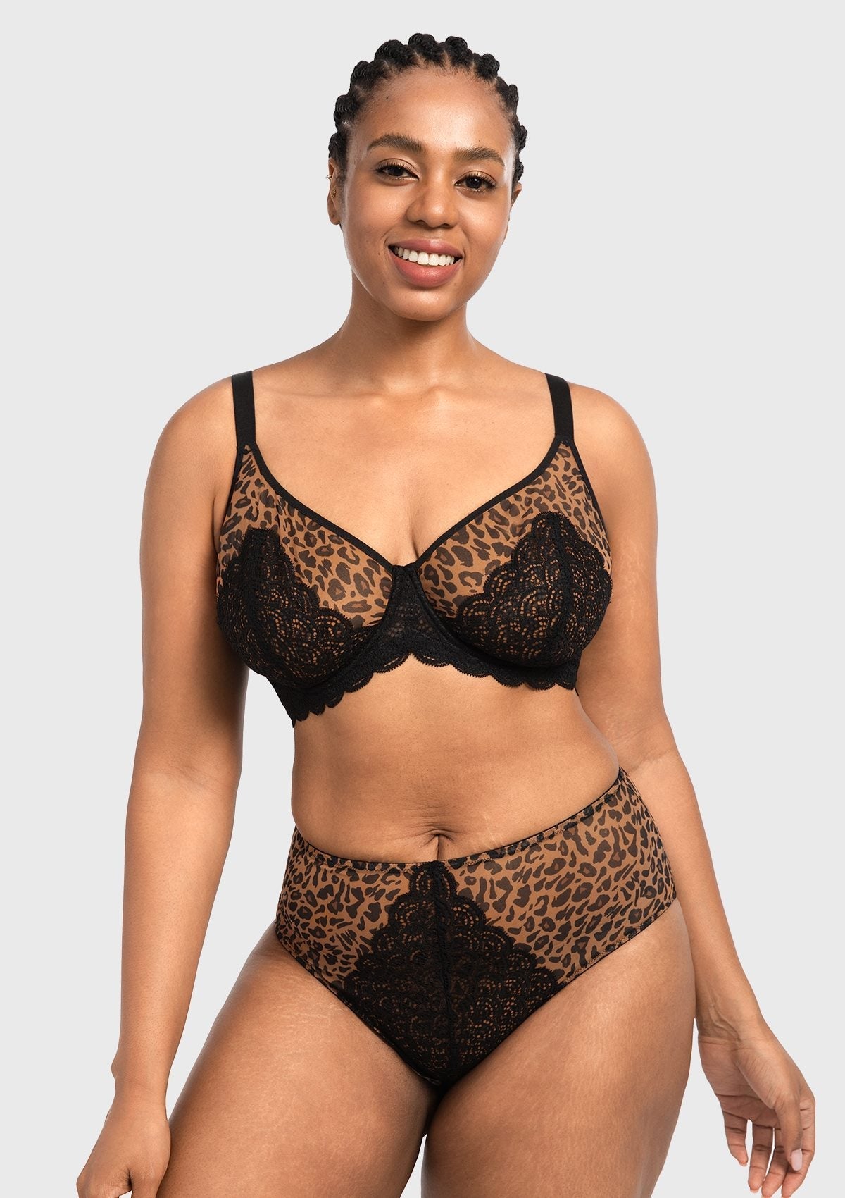 Mermaid Scales Lace Unlined Bra