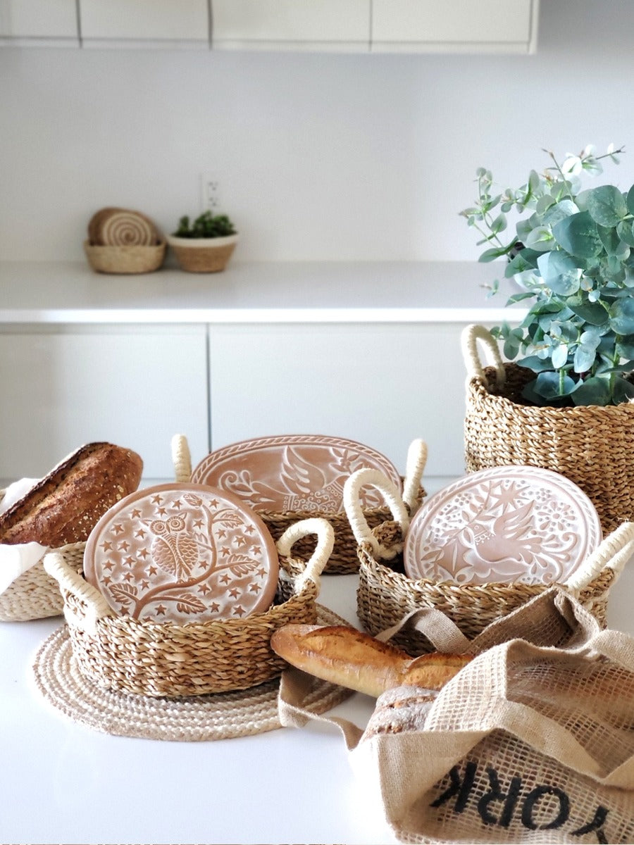 Bread Warmer & Basket - Bird Round-0