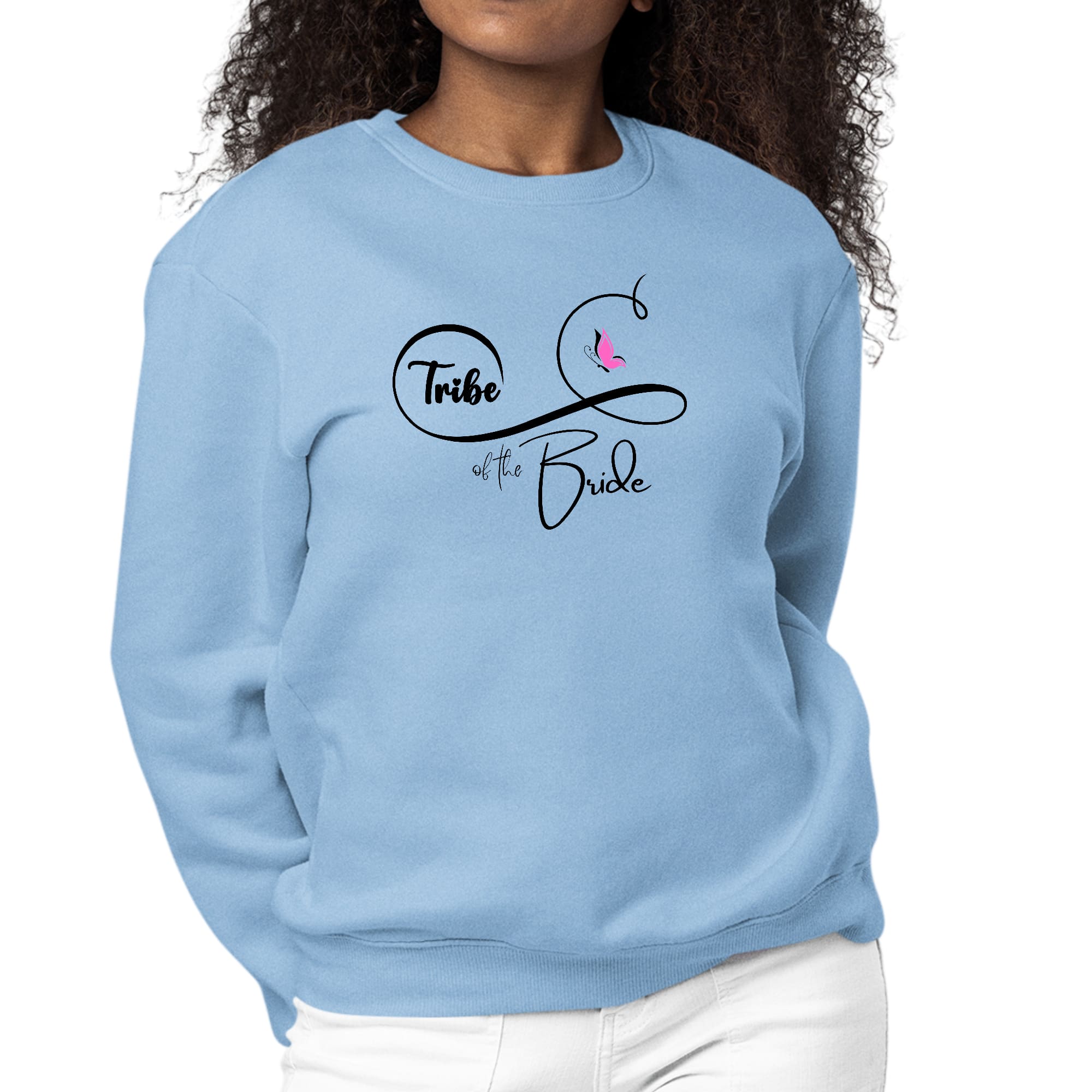 Womens Graphic Sweatshirt Tribe of the Bride - Wedding Bridal-5
