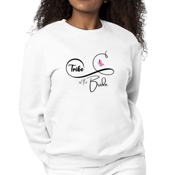Womens Graphic Sweatshirt Tribe of the Bride - Wedding Bridal-0